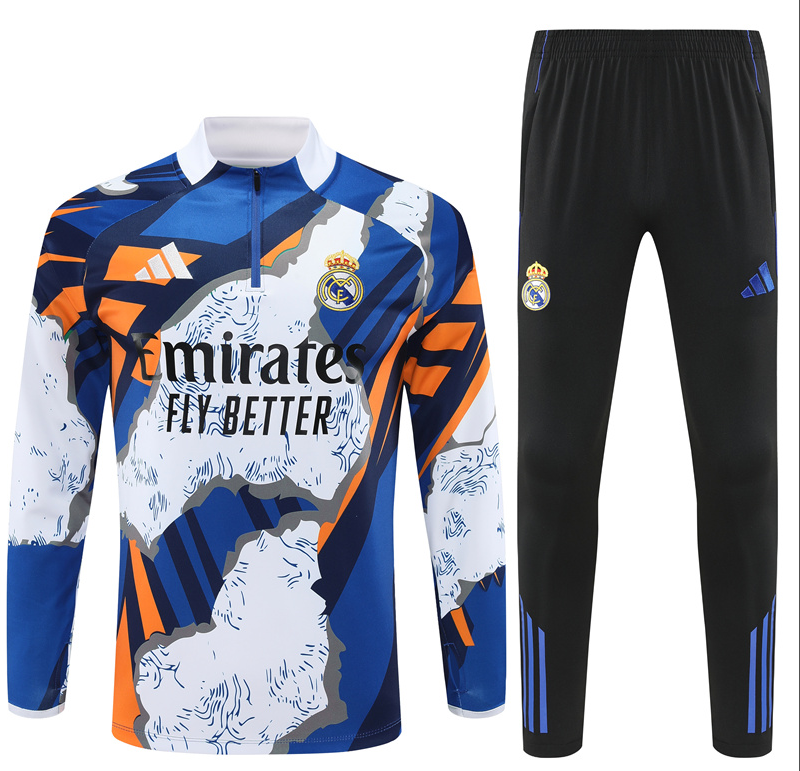 25-26 Real Madrid adult long-sleeved half-pull training suit kit: Ajax 24-25 Home Stadium Jersey - Fans Version : Adidas luxuryfootballshirts.com: https://www.luxuryfootballshirts.com/