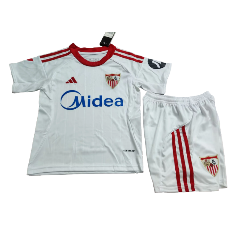 25-26 kids kit Sevilla Home soccer jersey-Fans Version: Ajax 24-25 Home Stadium Jersey - Fans Version : Adidas luxuryfootballshirts.com: https://www.luxuryfootballshirts.com/