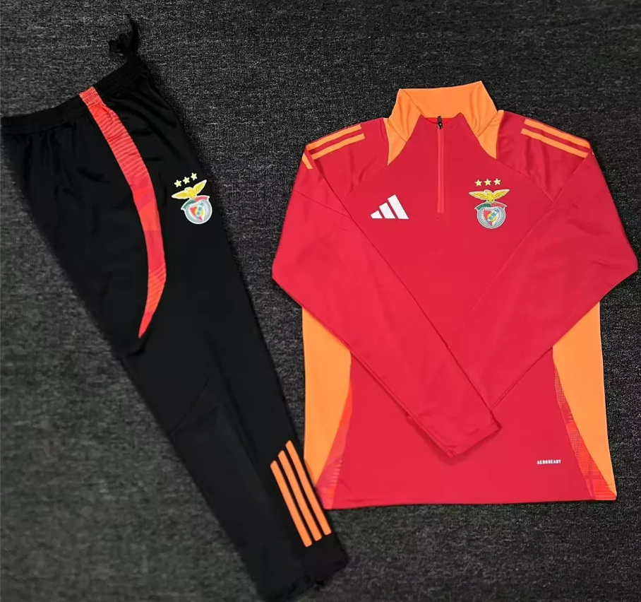 25-26 Benfica adult long-sleeved half-pull training suit kit: Ajax 24-25 Home Stadium Jersey - Fans Version : Adidas luxuryfootballshirts.com: https://www.luxuryfootballshirts.com/