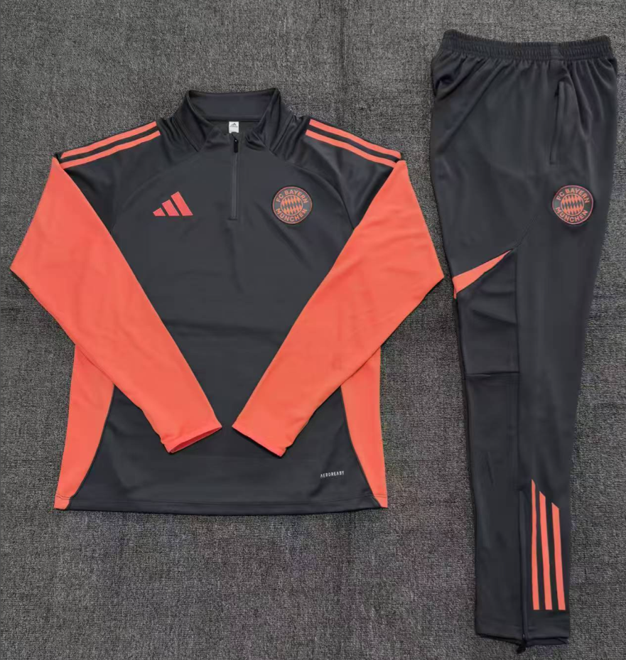 25-26 Bayern Munich kids long-sleeved half-pull training suit kit: Ajax 24-25 Home Stadium Jersey - Fans Version : Adidas luxuryfootballshirts.com: https://www.luxuryfootballshirts.com/