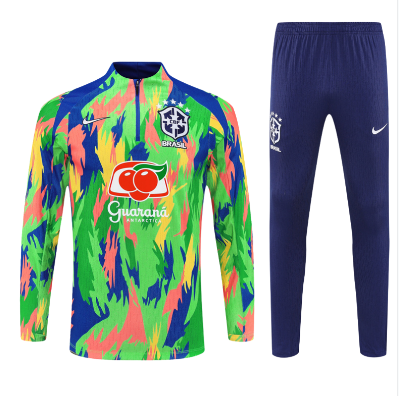 25-26 Brazil adult long-sleeved half-pull training suit kit: Ajax 24-25 Home Stadium Jersey - Fans Version : Adidas luxuryfootballshirts.com: https://www.luxuryfootballshirts.com/
