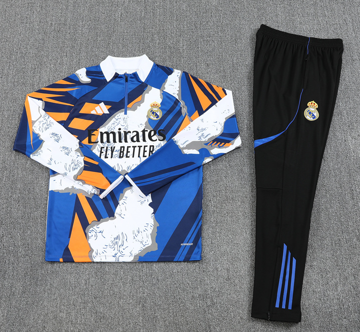 25-26 Real Madrid adult long-sleeved half-pull training suit kit: Ajax 24-25 Home Stadium Jersey - Fans Version : Adidas luxuryfootballshirts.com: https://www.luxuryfootballshirts.com/