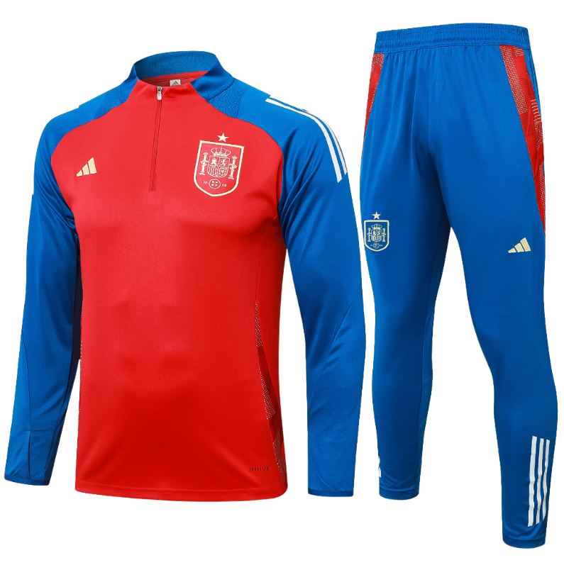 24-25 Spain adult long-sleeved half-pull training suit kit: Ajax 24-25 Home Stadium Jersey - Fans Version : Adidas luxuryfootballshirts.com: https://www.luxuryfootballshirts.com/
