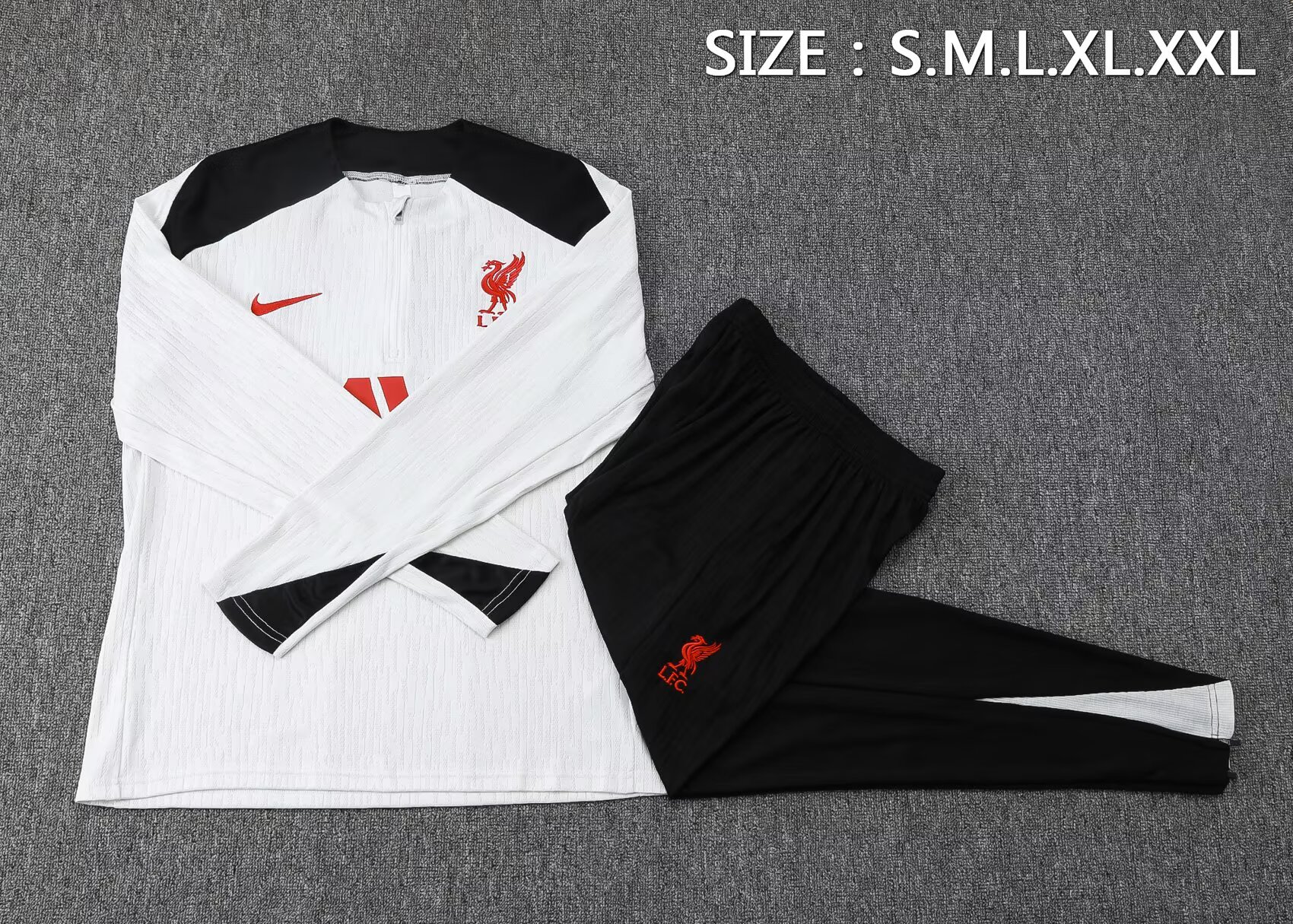 25-26 Liverpool adult long-sleeved half-pull training suit kit: Ajax 24-25 Home Stadium Jersey - Fans Version : Adidas luxuryfootballshirts.com: https://www.luxuryfootballshirts.com/