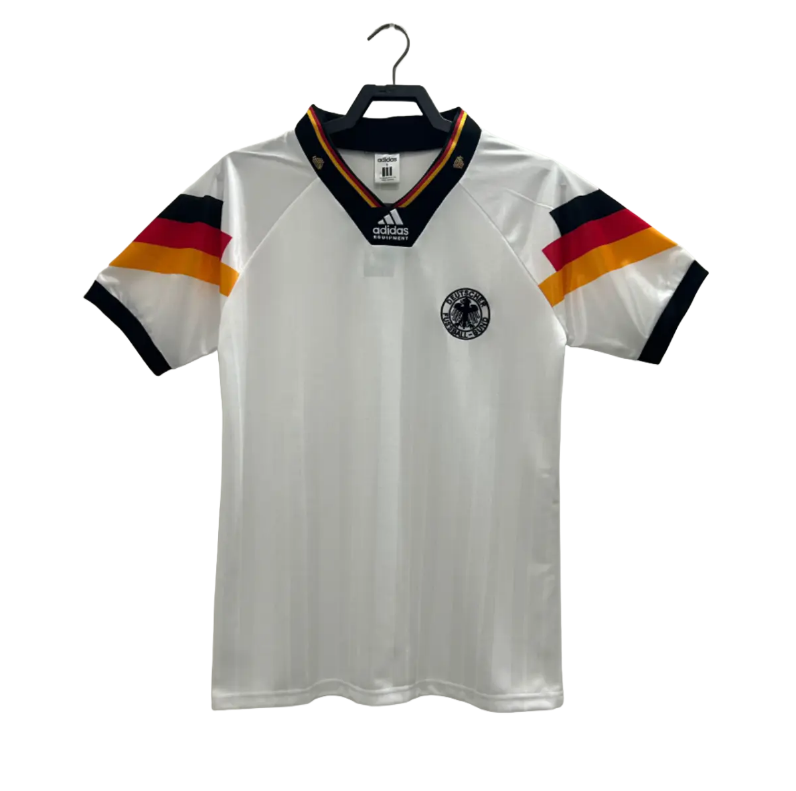 1992 Germany Home soccer jersey-Retro version: Ajax 24-25 Home Stadium Jersey - Fans Version : Adidas luxuryfootballshirts.com: https://www.luxuryfootballshirts.com/