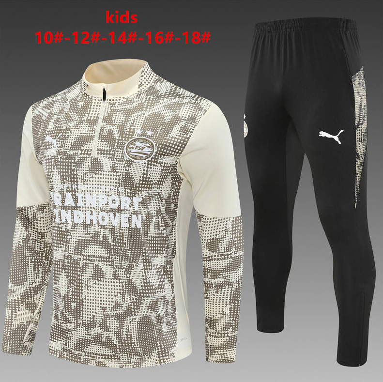 25-26 PSV Eindhoven kids long-sleeved half-pull training suit kit: Ajax 24-25 Home Stadium Jersey - Fans Version : Adidas luxuryfootballshirts.com: https://www.luxuryfootballshirts.com/