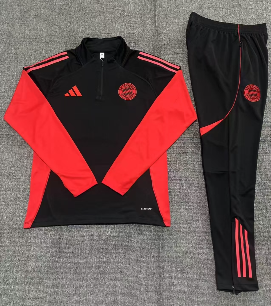 25-26 Bayern Munich kids long-sleeved half-pull training suit kit: Ajax 24-25 Home Stadium Jersey - Fans Version : Adidas luxuryfootballshirts.com: https://www.luxuryfootballshirts.com/