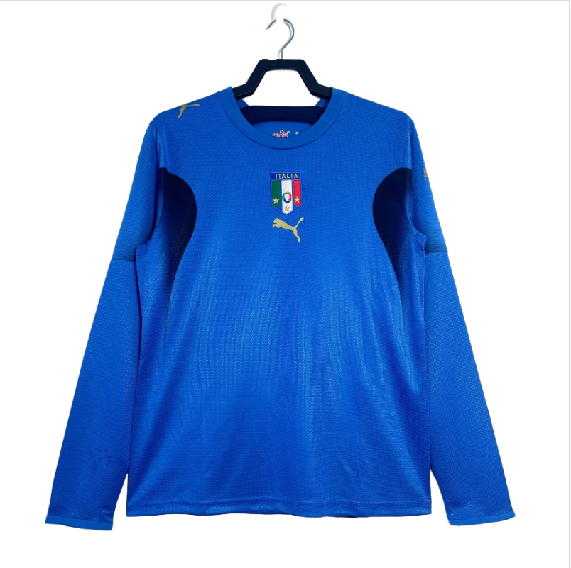 06 Italy home soccer jersey-Long Sleeve Retro version: Ajax 24-25 Home Stadium Jersey - Fans Version : Adidas luxuryfootballshirts.com: https://www.luxuryfootballshirts.com/