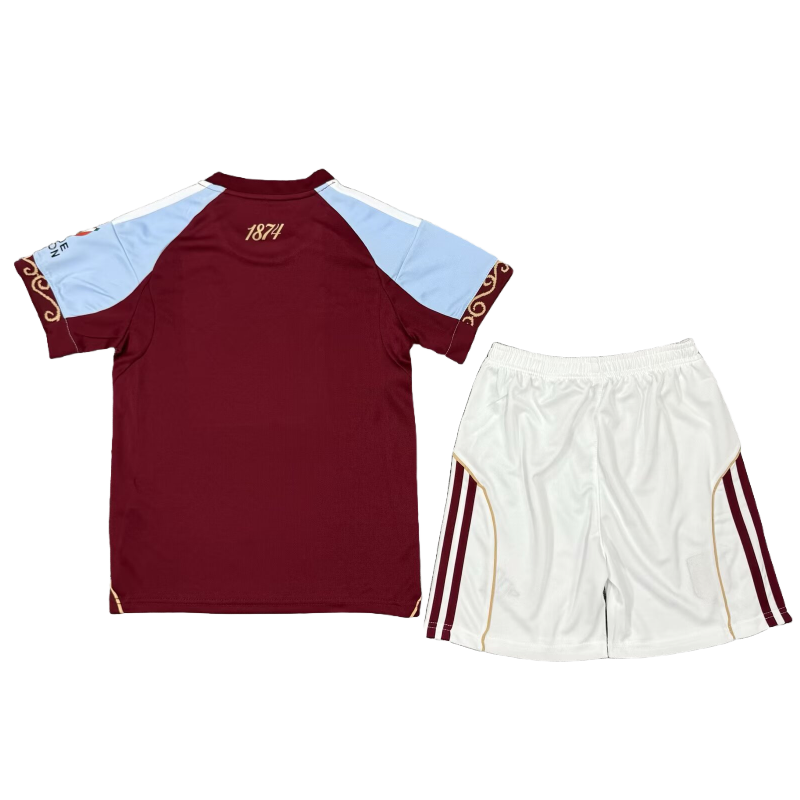 25-26 kids kit Aston Villa home soccer jersey-Fans Version: Ajax 24-25 Home Stadium Jersey - Fans Version : Adidas luxuryfootballshirts.com: https://www.luxuryfootballshirts.com/