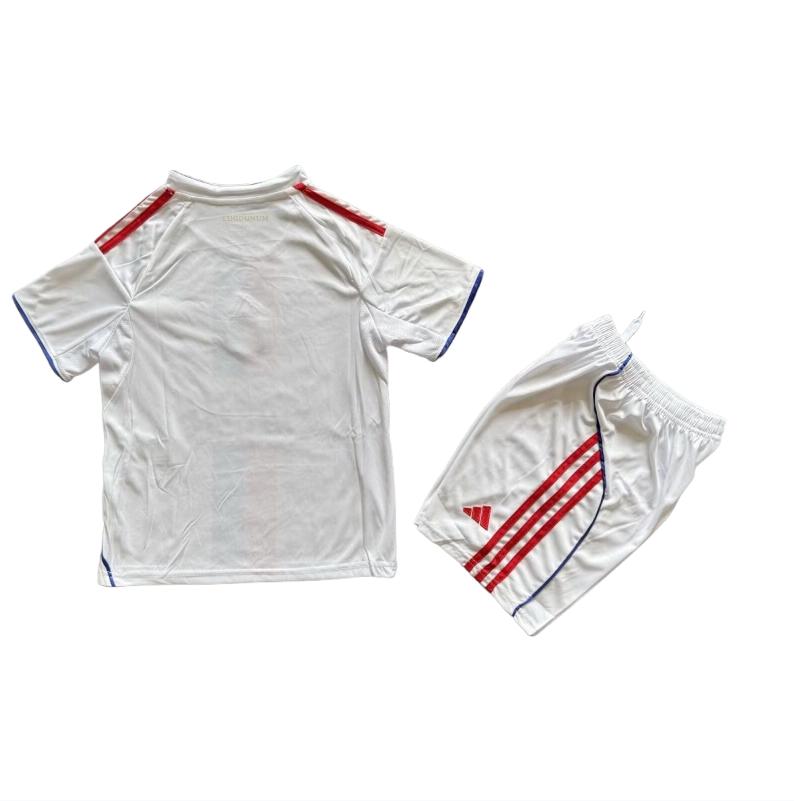 25-26 kids kit Lyonnais Home soccer jersey - Fans Version: Ajax 24-25 Home Stadium Jersey - Fans Version : Adidas luxuryfootballshirts.com: https://www.luxuryfootballshirts.com/