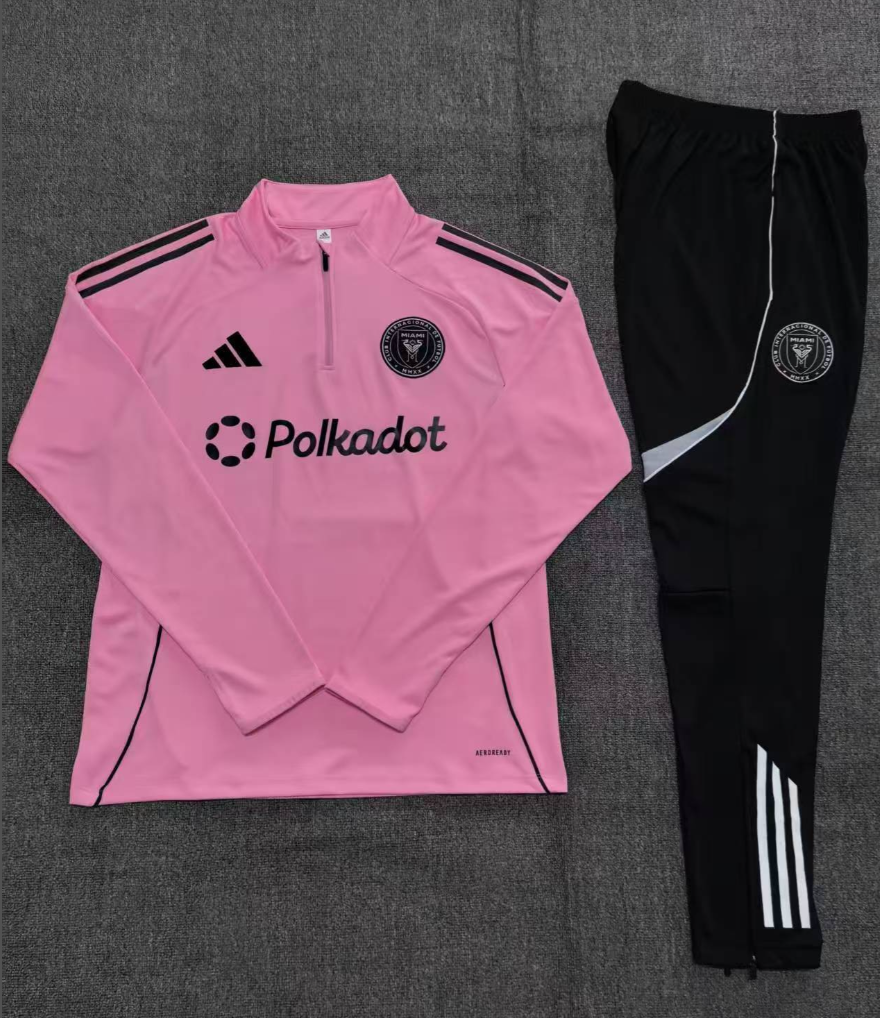 25-26 Inter Miami kids long-sleeved half-pull training suit kit: Ajax 24-25 Home Stadium Jersey - Fans Version : Adidas luxuryfootballshirts.com: https://www.luxuryfootballshirts.com/
