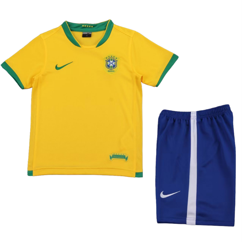 06 kids kit Brazil home soccer jersey-Retro version: Ajax 24-25 Home Stadium Jersey - Fans Version : Adidas luxuryfootballshirts.com: https://www.luxuryfootballshirts.com/