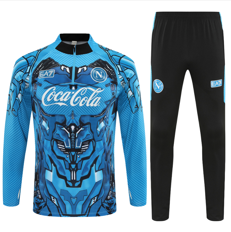 25-26 Napoli adult long-sleeved half-pull training suit kit: Ajax 24-25 Home Stadium Jersey - Fans Version : Adidas luxuryfootballshirts.com: https://www.luxuryfootballshirts.com/