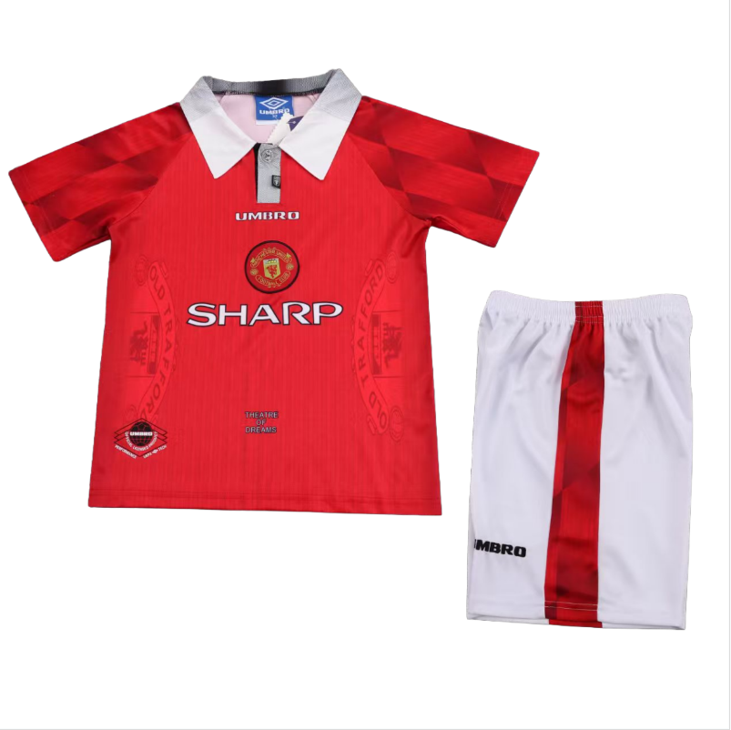 96-97 kids kit Manchester United home soccer jersey-Retro version: Ajax 24-25 Home Stadium Jersey - Fans Version : Adidas luxuryfootballshirts.com: https://www.luxuryfootballshirts.com/