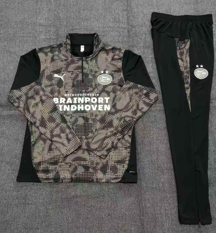 25-26 PSV Eindhoven kids long-sleeved half-pull training suit kit: Ajax 24-25 Home Stadium Jersey - Fans Version : Adidas luxuryfootballshirts.com: https://www.luxuryfootballshirts.com/