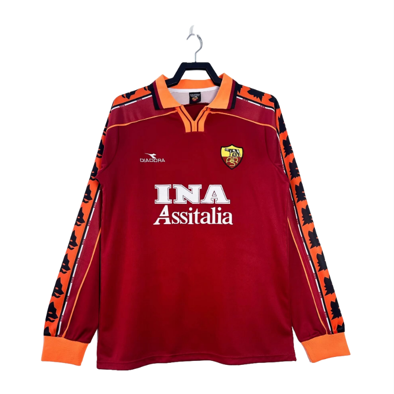 98-99 Roma Home soccer jersey - Long Sleeve Retro version: Ajax 24-25 Home Stadium Jersey - Fans Version : Adidas luxuryfootballshirts.com: https://www.luxuryfootballshirts.com/