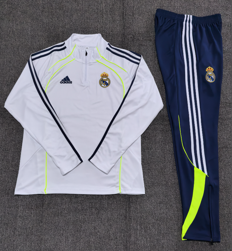 25-26 Real Madrid kids long-sleeved half-pull training suit kit: Ajax 24-25 Home Stadium Jersey - Fans Version : Adidas luxuryfootballshirts.com: https://www.luxuryfootballshirts.com/