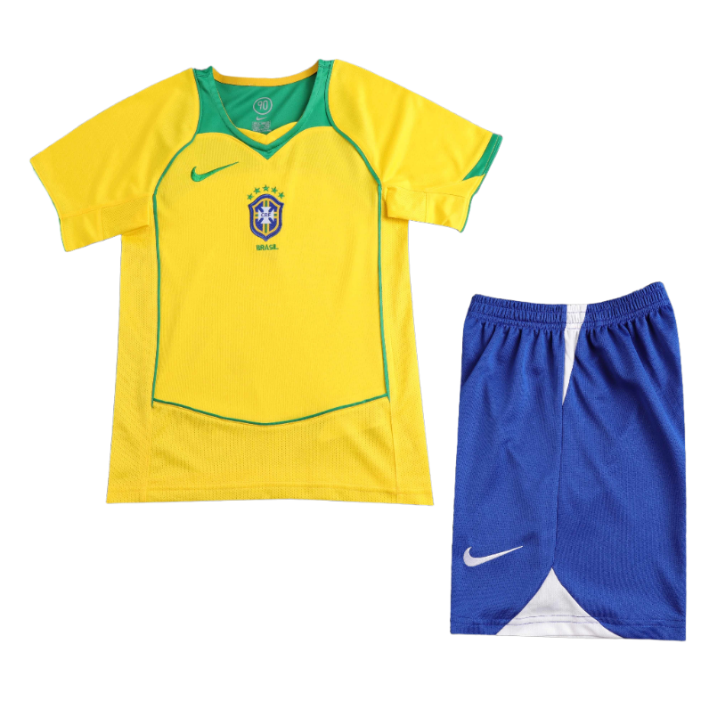 04 kids kit Brazil home soccer jersey-Retro version: Ajax 24-25 Home Stadium Jersey - Fans Version : Adidas luxuryfootballshirts.com: https://www.luxuryfootballshirts.com/