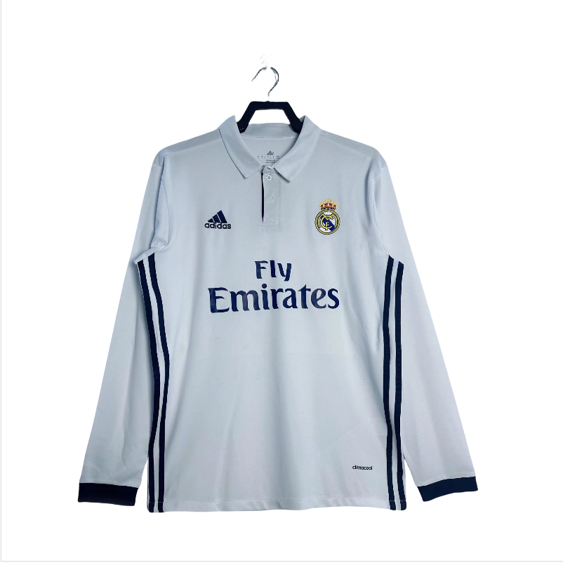 16-17 Real Madrid home long sleeves soccer jersey-Retro version: Ajax 24-25 Home Stadium Jersey - Fans Version : Adidas luxuryfootballshirts.com: https://www.luxuryfootballshirts.com/