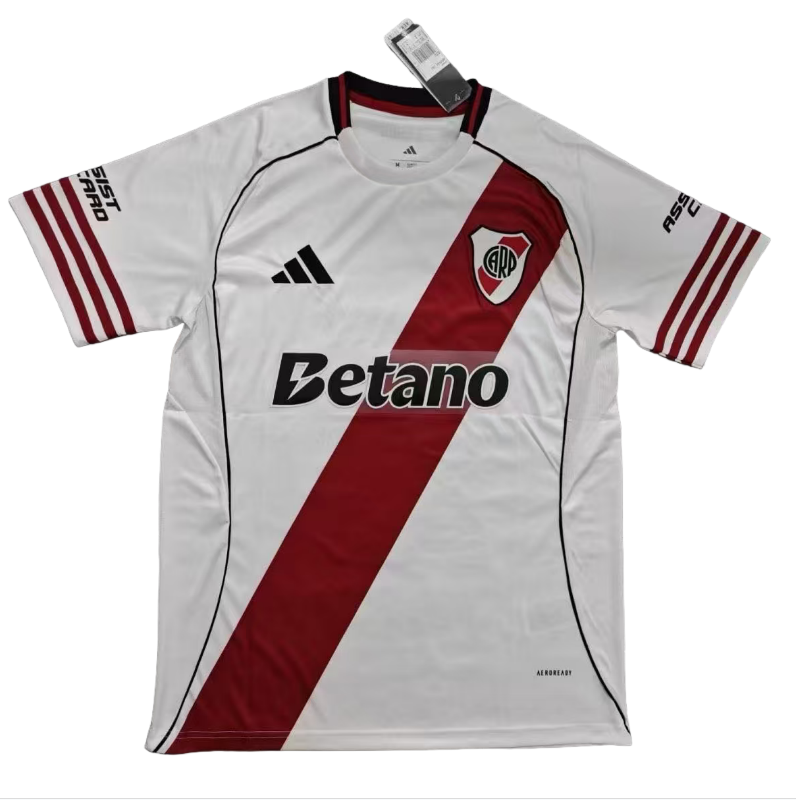 25-26 Atletico River Plate home soccer jersey-Fans Version: Ajax 24-25 Home Stadium Jersey - Fans Version : Adidas luxuryfootballshirts.com: https://www.luxuryfootballshirts.com/