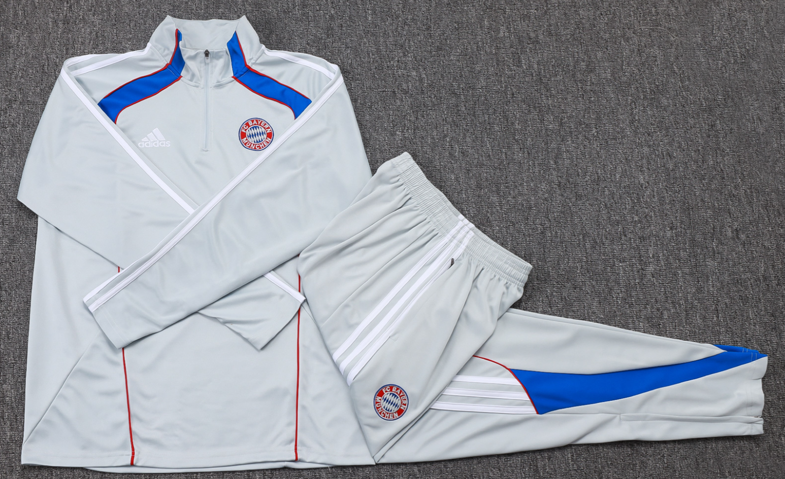 25-26 Bayern Munich adult long-sleeved half-pull training suit kit: Ajax 24-25 Home Stadium Jersey - Fans Version : Adidas luxuryfootballshirts.com: https://www.luxuryfootballshirts.com/