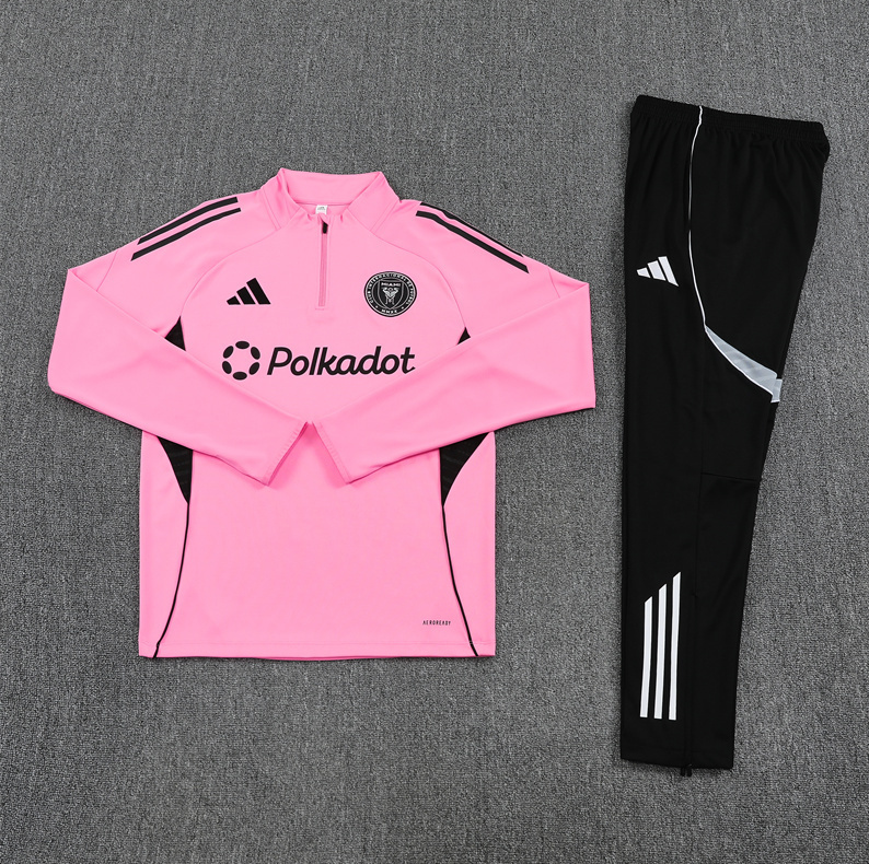25-26 Inter Miami adult long-sleeved half-pull training suit kit: Ajax 24-25 Home Stadium Jersey - Fans Version : Adidas luxuryfootballshirts.com: https://www.luxuryfootballshirts.com/