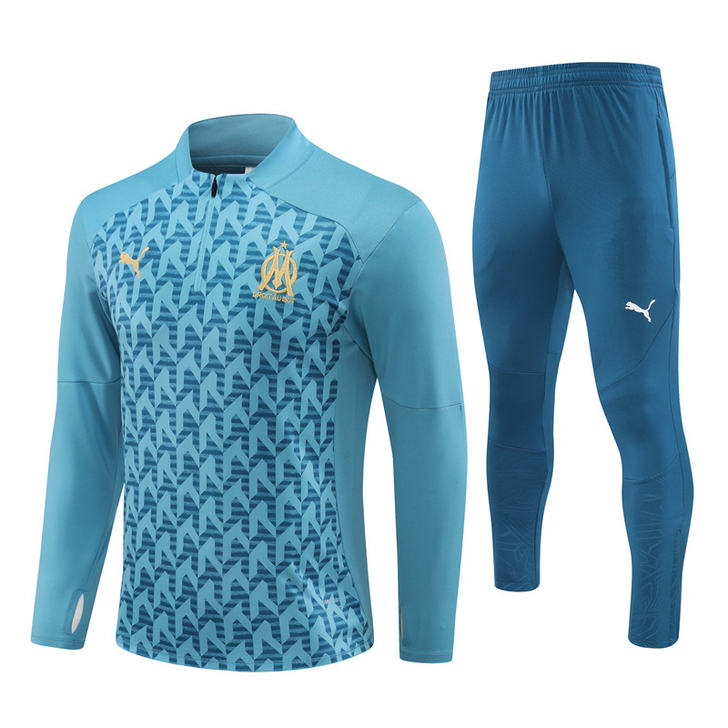 24-25 Marseille adult long-sleeved half-pull training suit kit: Ajax 24-25 Home Stadium Jersey - Fans Version : Adidas luxuryfootballshirts.com: https://www.luxuryfootballshirts.com/