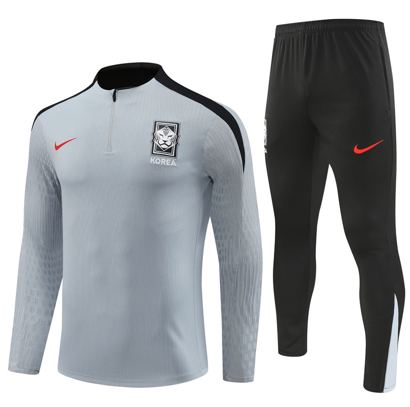 24-25 South Kored adult long-sleeved half-pull training suit kit: Ajax 24-25 Home Stadium Jersey - Fans Version : Adidas luxuryfootballshirts.com: https://www.luxuryfootballshirts.com/