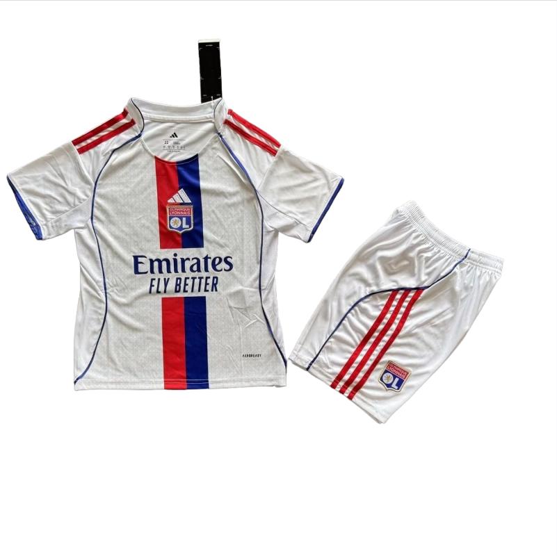 25-26 kids kit Lyonnais Home soccer jersey - Fans Version: Ajax 24-25 Home Stadium Jersey - Fans Version : Adidas luxuryfootballshirts.com: https://www.luxuryfootballshirts.com/