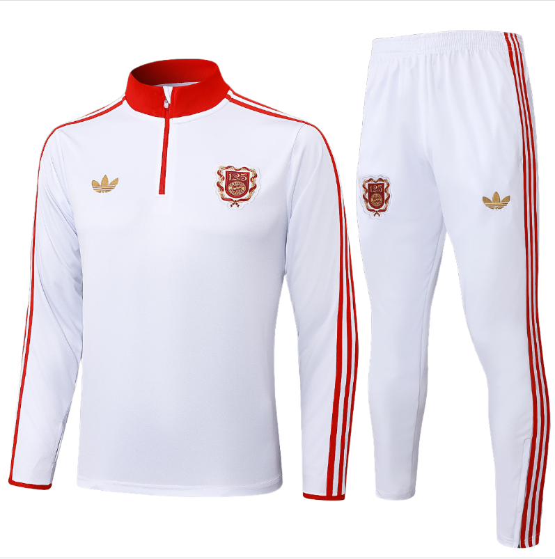 25-26 Bayern Munich adult long-sleeved half-pull training suit kit: Ajax 24-25 Home Stadium Jersey - Fans Version : Adidas luxuryfootballshirts.com: https://www.luxuryfootballshirts.com/