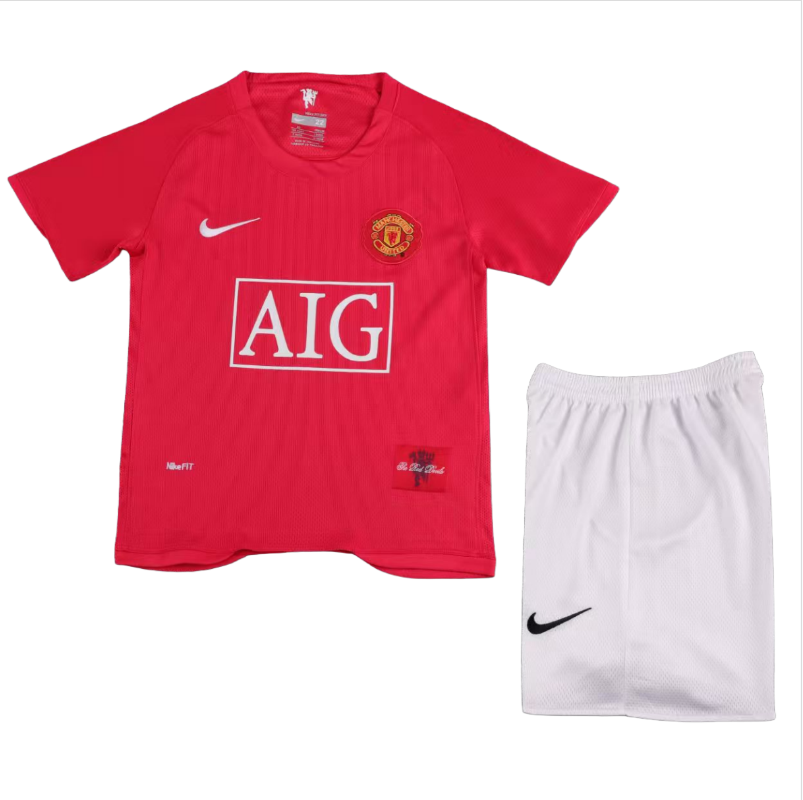07-08 kids kit Manchester United home soccer jersey-Retro version: Ajax 24-25 Home Stadium Jersey - Fans Version : Adidas luxuryfootballshirts.com: https://www.luxuryfootballshirts.com/