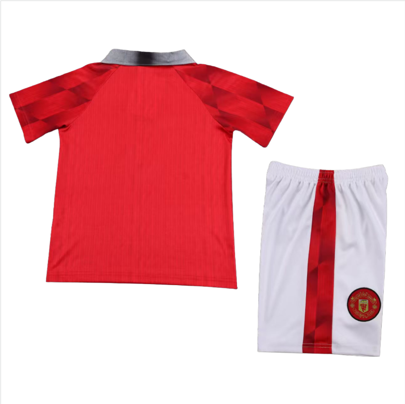 96-97 kids kit Manchester United home soccer jersey-Retro version: Ajax 24-25 Home Stadium Jersey - Fans Version : Adidas luxuryfootballshirts.com: https://www.luxuryfootballshirts.com/