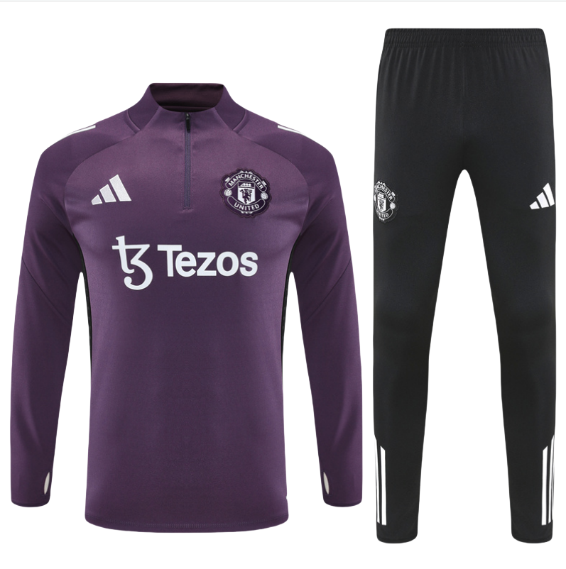 25-26 Manchester United kids long-sleeved half-pull training suit kit: Ajax 24-25 Home Stadium Jersey - Fans Version : Adidas luxuryfootballshirts.com: https://www.luxuryfootballshirts.com/