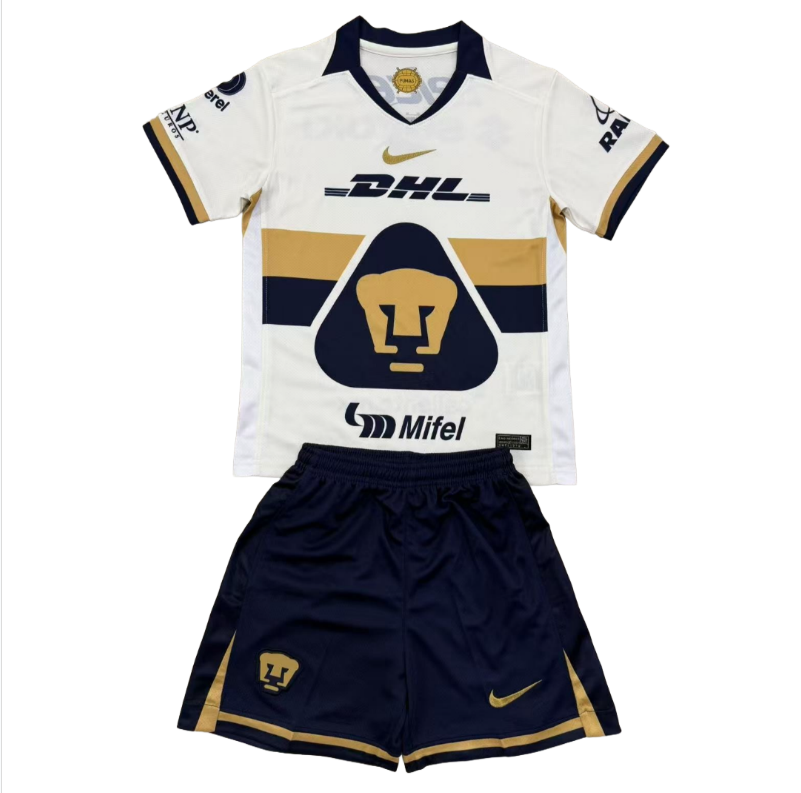 25-26 kids kit Pumas UNAM Home soccer jersey-Fans Version: Ajax 24-25 Home Stadium Jersey - Fans Version : Adidas luxuryfootballshirts.com: https://www.luxuryfootballshirts.com/