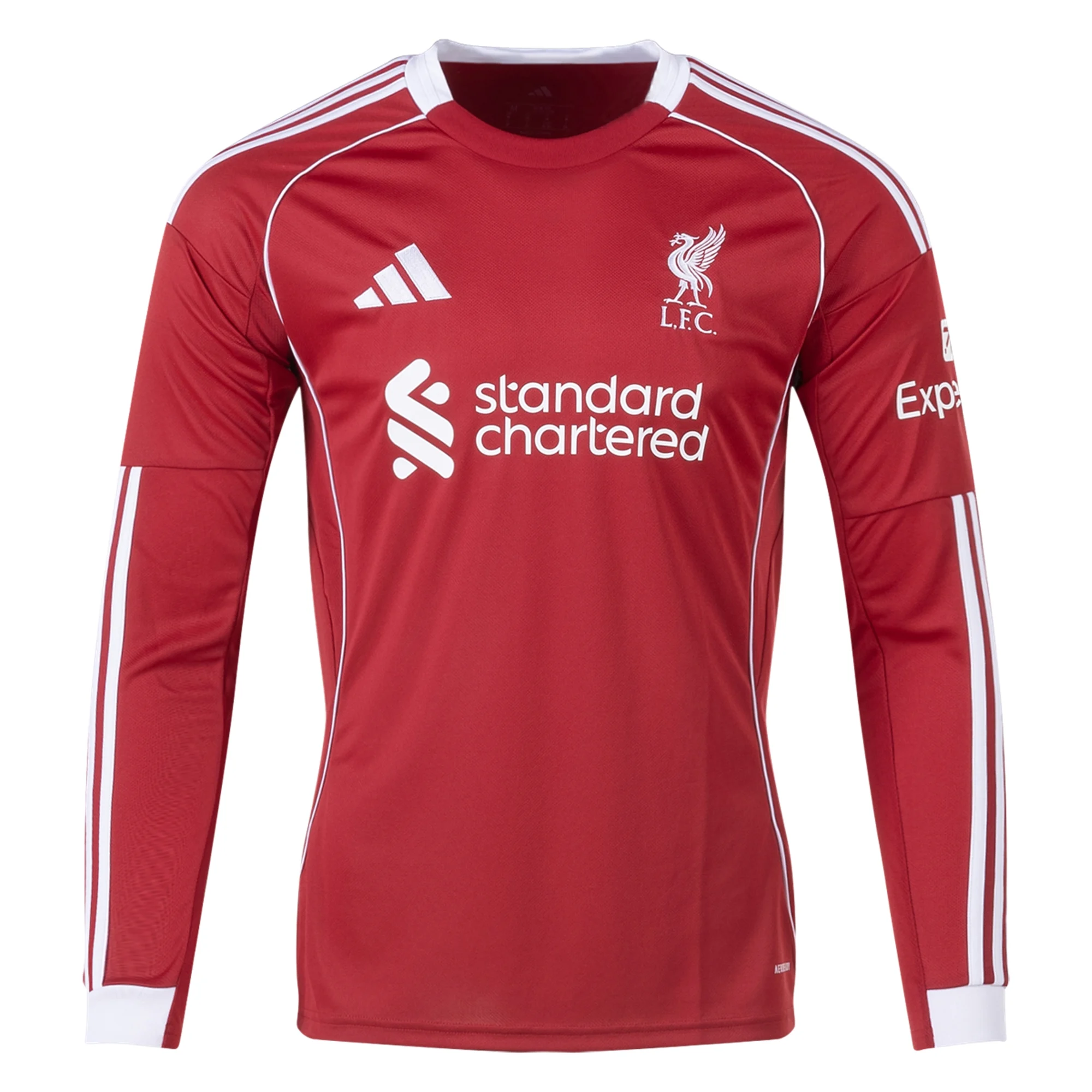 25-26 long sleeves Liverpool home soccer jersey -Fans Version: Ajax 24-25 Home Stadium Jersey - Fans Version : Adidas luxuryfootballshirts.com: https://www.luxuryfootballshirts.com/