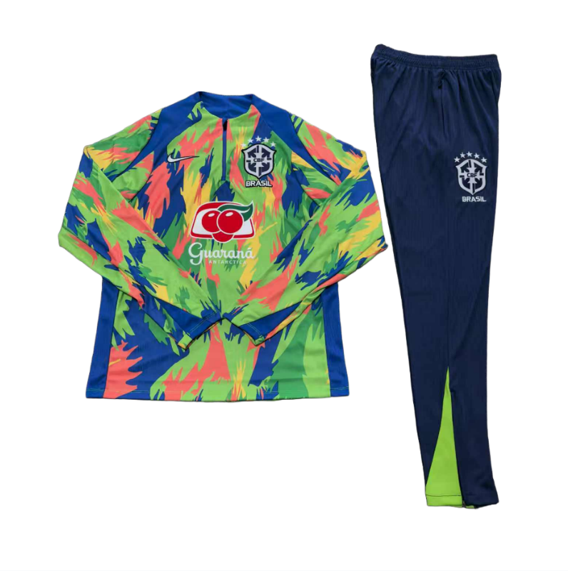 25-26 Brazil adult long-sleeved half-pull training suit kit: Ajax 24-25 Home Stadium Jersey - Fans Version : Adidas luxuryfootballshirts.com: https://www.luxuryfootballshirts.com/