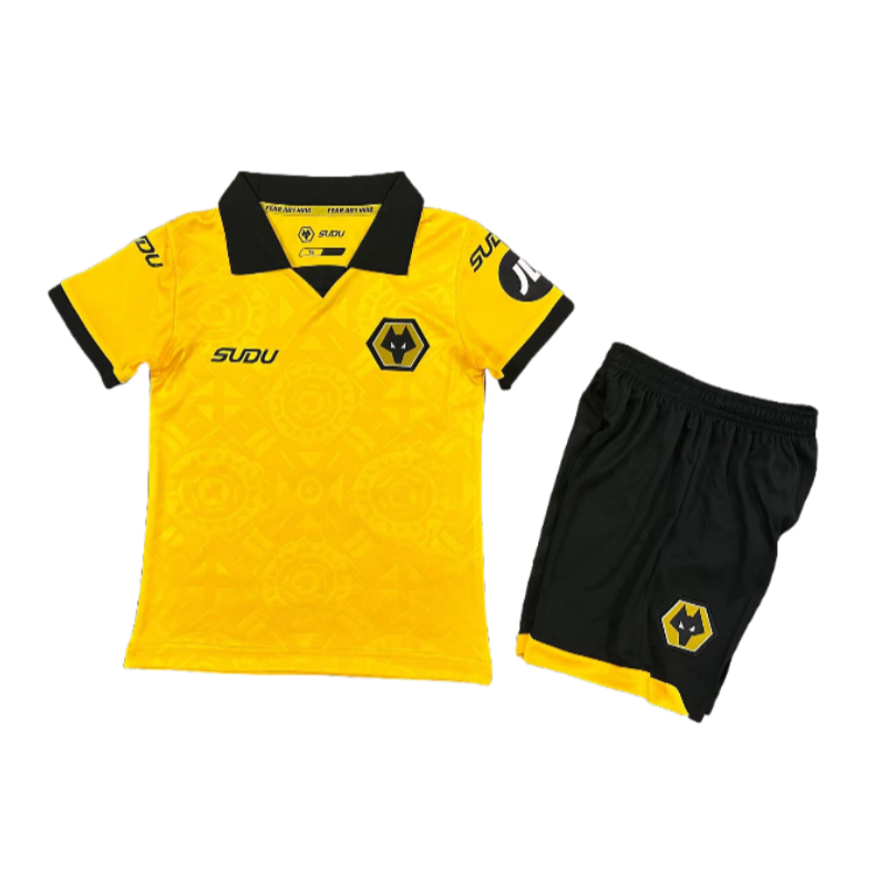 25-26 kids kit Wolves home soccer jersey-Fans Version: Ajax 24-25 Home Stadium Jersey - Fans Version : Adidas luxuryfootballshirts.com: https://www.luxuryfootballshirts.com/