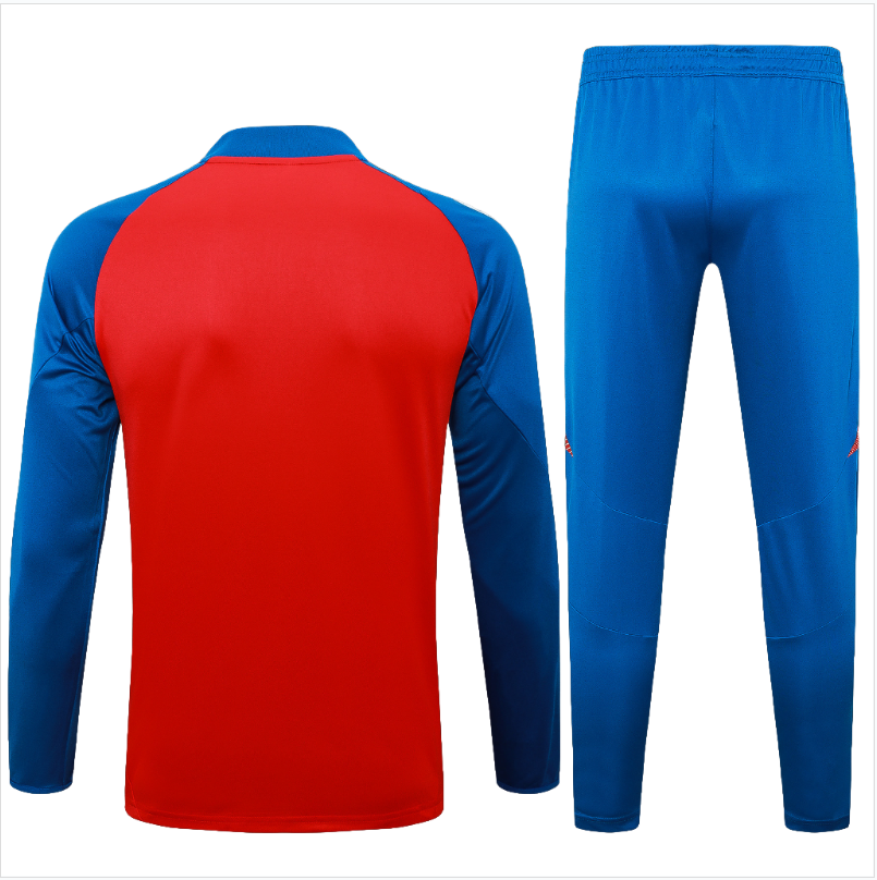 24-25 Spain adult long-sleeved half-pull training suit kit: Ajax 24-25 Home Stadium Jersey - Fans Version : Adidas luxuryfootballshirts.com: https://www.luxuryfootballshirts.com/