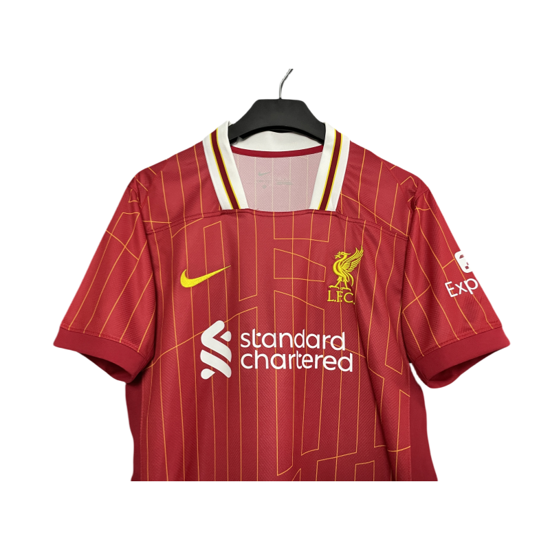 24-25 Liverpool Premier League home champion soccer jersey -Fans Version: Ajax 24-25 Home Stadium Jersey - Fans Version : Adidas luxuryfootballshirts.com: https://www.luxuryfootballshirts.com/