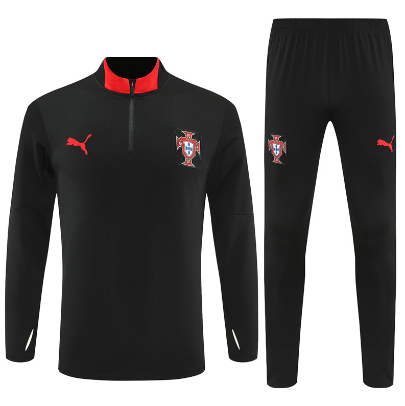 25-26 Portugal kids long-sleeved half-pull training suit kit: Ajax 24-25 Home Stadium Jersey - Fans Version : Adidas luxuryfootballshirts.com: https://www.luxuryfootballshirts.com/