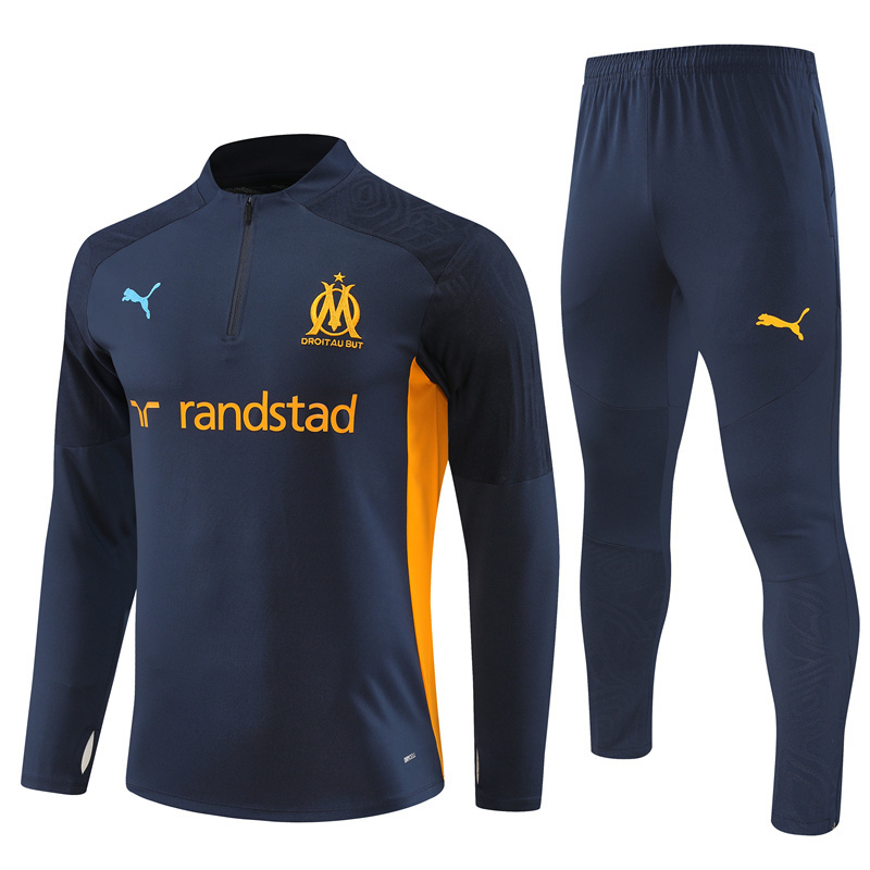 24-25 Marseille adult long-sleeved half-pull training suit kit: Ajax 24-25 Home Stadium Jersey - Fans Version : Adidas luxuryfootballshirts.com: https://www.luxuryfootballshirts.com/