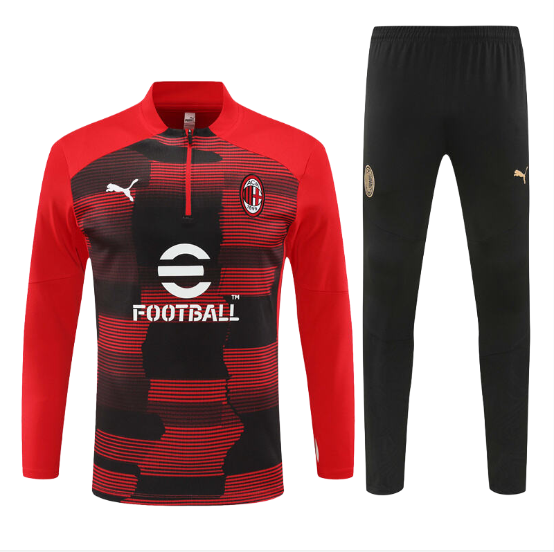 24-25 AC Milan adult long-sleeved half-pull training suit kit: Ajax 24-25 Home Stadium Jersey - Fans Version : Adidas luxuryfootballshirts.com: https://www.luxuryfootballshirts.com/