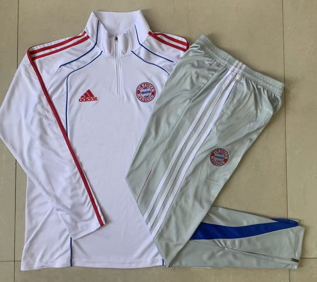 25-26 Bayern Munich kids long-sleeved half-pull training suit kit: Ajax 24-25 Home Stadium Jersey - Fans Version : Adidas luxuryfootballshirts.com: https://www.luxuryfootballshirts.com/