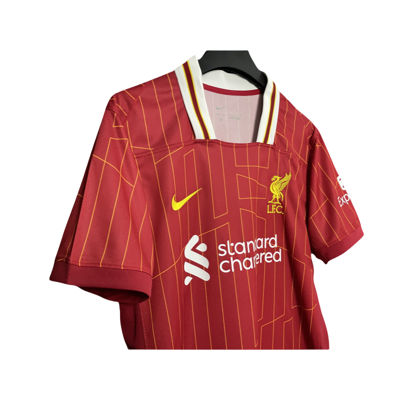 24-25 Liverpool Premier League home champion soccer jersey -Fans Version: Ajax 24-25 Home Stadium Jersey - Fans Version : Adidas luxuryfootballshirts.com: https://www.luxuryfootballshirts.com/