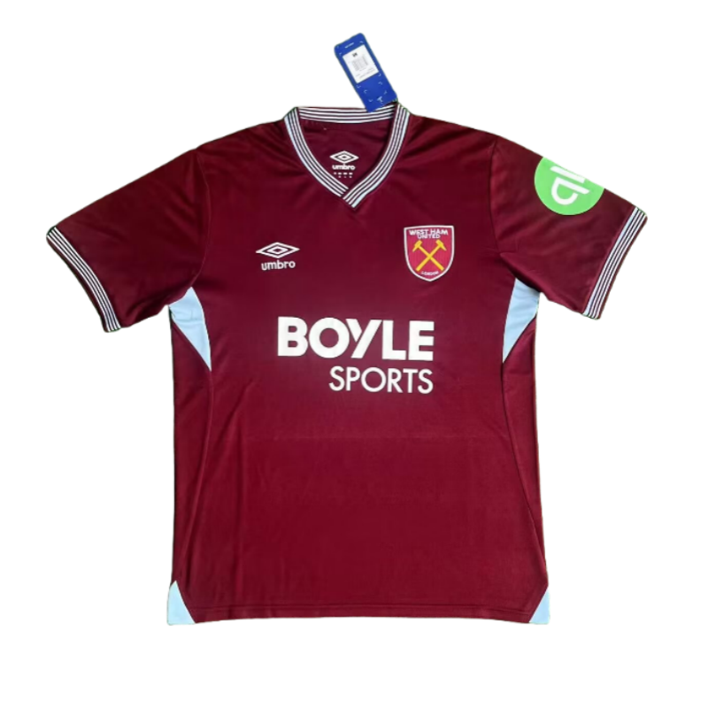 25-26 West Ham United home soccer jersey -Fans Version: Ajax 24-25 Home Stadium Jersey - Fans Version : Adidas luxuryfootballshirts.com: https://www.luxuryfootballshirts.com/