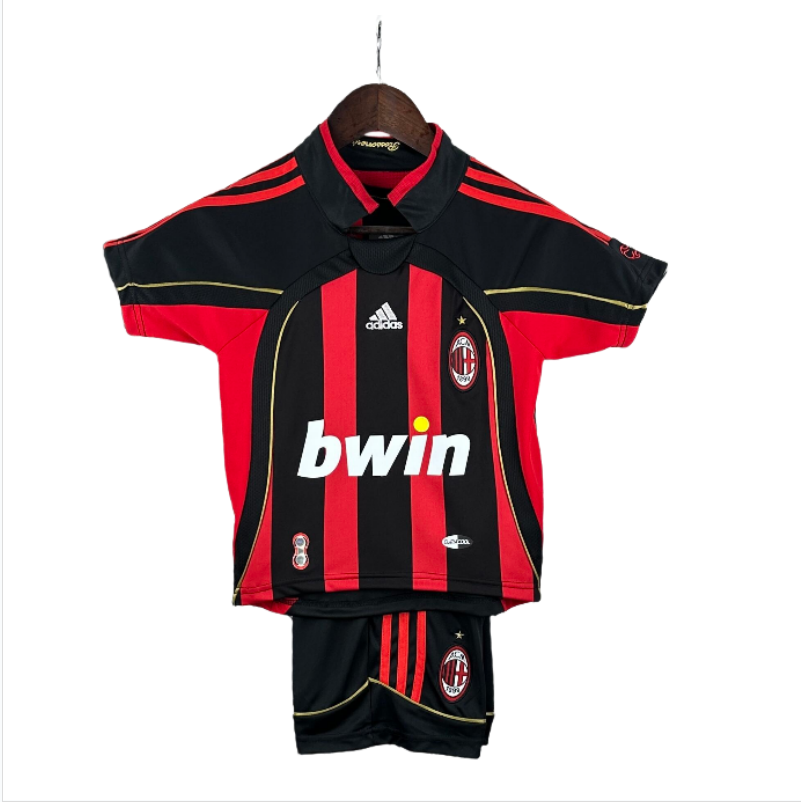 06-07 kids kit AC Milan home soccer jersey-Retro version: Ajax 24-25 Home Stadium Jersey - Fans Version : Adidas luxuryfootballshirts.com: https://www.luxuryfootballshirts.com/