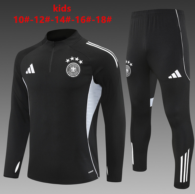25-26 Germany kids long-sleeved half-pull training suit kit: Ajax 24-25 Home Stadium Jersey - Fans Version : Adidas luxuryfootballshirts.com: https://www.luxuryfootballshirts.com/
