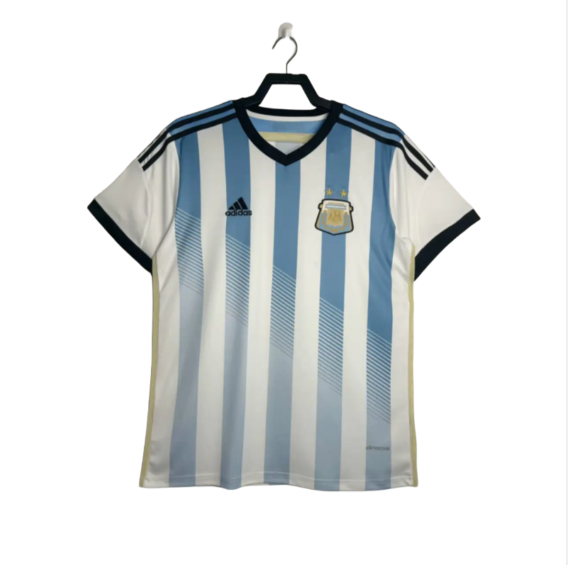 2014 Argentina Home soccer jersey-Retro version: Ajax 24-25 Home Stadium Jersey - Fans Version : Adidas luxuryfootballshirts.com: https://www.luxuryfootballshirts.com/