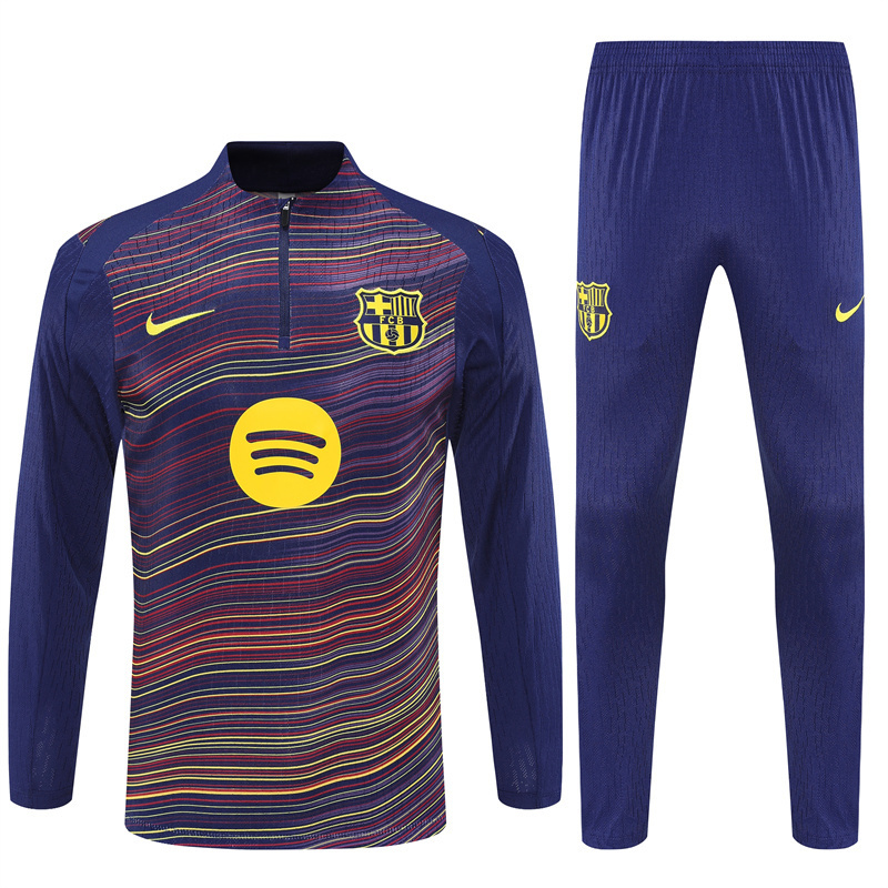 25-26 Barcelona kids adult long-sleeved half-pull training suit kit: Ajax 24-25 Home Stadium Jersey - Fans Version : Adidas luxuryfootballshirts.com: https://www.luxuryfootballshirts.com/