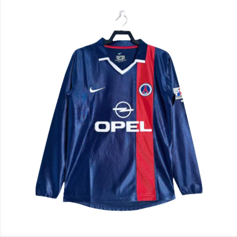 01-02 Paris Saint-Germain PSG home season Long sleeve-Retro Jersey: Ajax 24-25 Home Stadium Jersey - Fans Version : Adidas luxuryfootballshirts.com: https://www.luxuryfootballshirts.com/